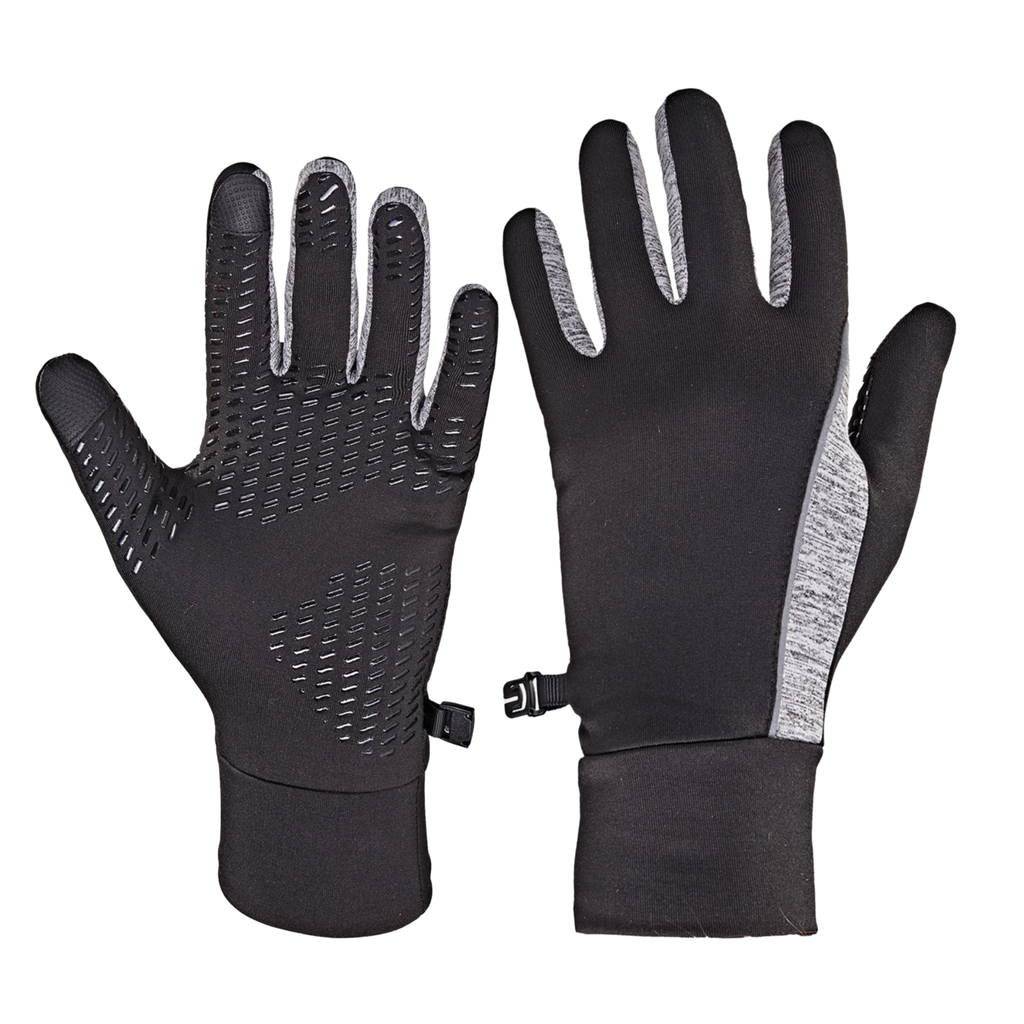 Laufhandschuhe ARECO® mit reflektierender Rückhand – getragen im Freien