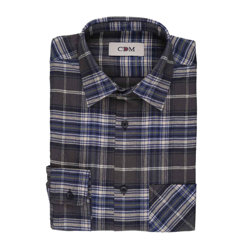 CDM® Herren Hemd blau 1/1 Arm comfort fit