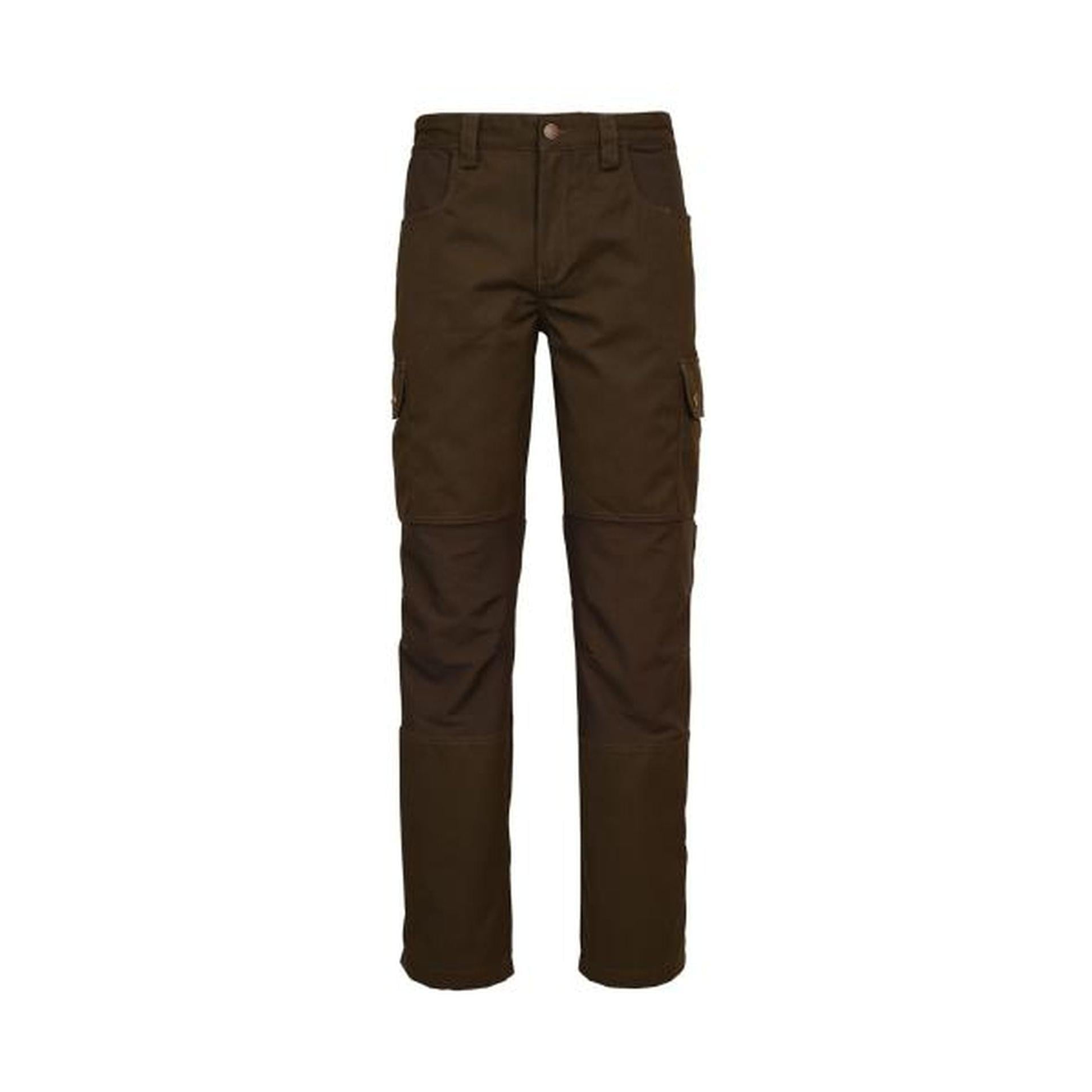 HUBERTUS Outdoor-Hose "CANVAS mit Stretcheinsatz" oliv Herren Jagdhose