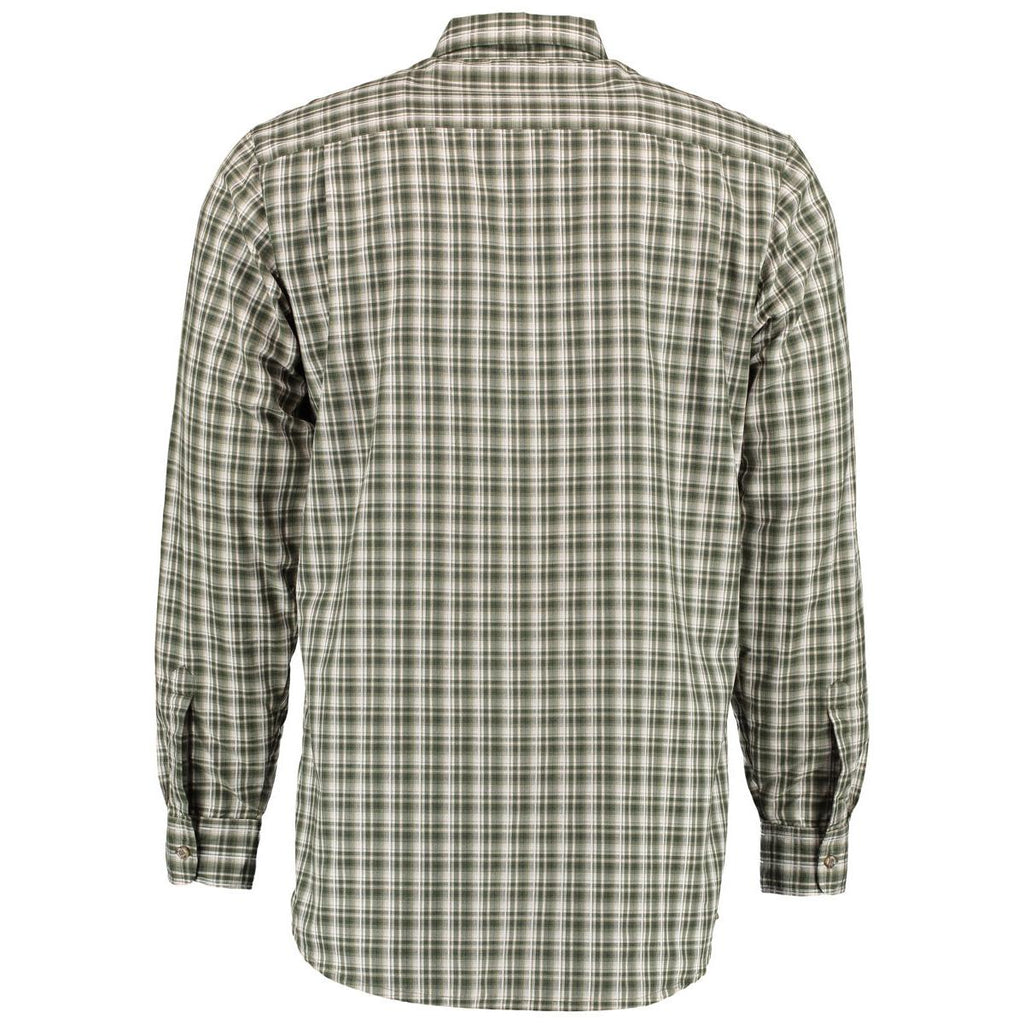 Tom Collins® Herren Langarmhemd dunkelgrün 1/1 Arm regular fit