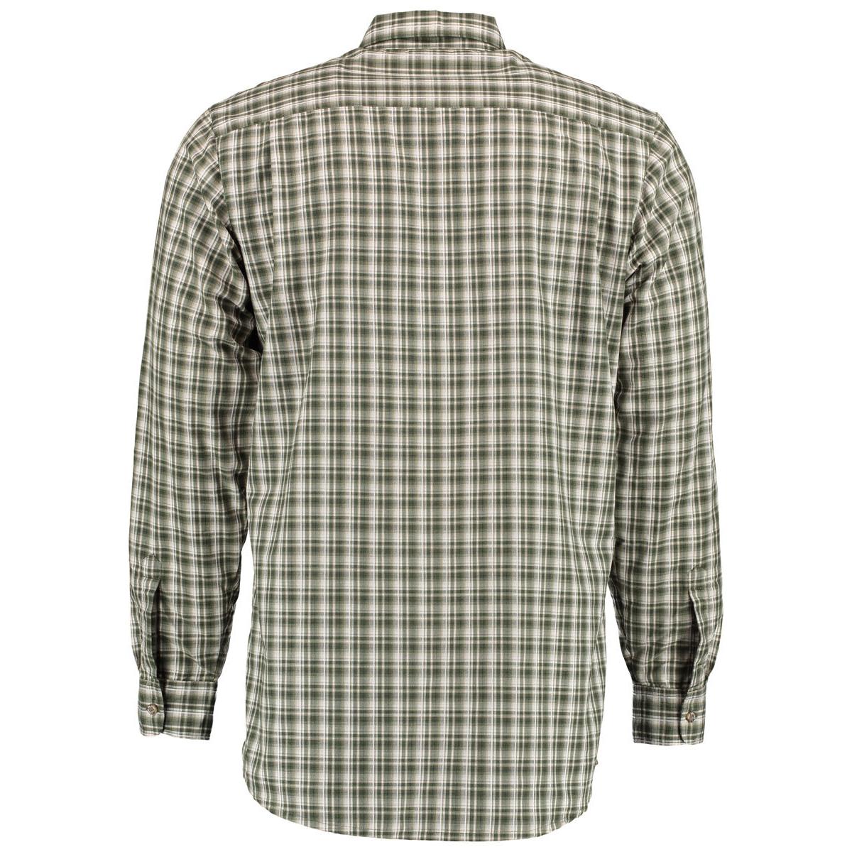 Tom Collins® Herren Langarmhemd dunkelgrün 1/1 Arm regular fit