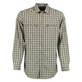 Tom Collins® Herren Langarmhemd dunkelgrün 1/1 Arm regular fit