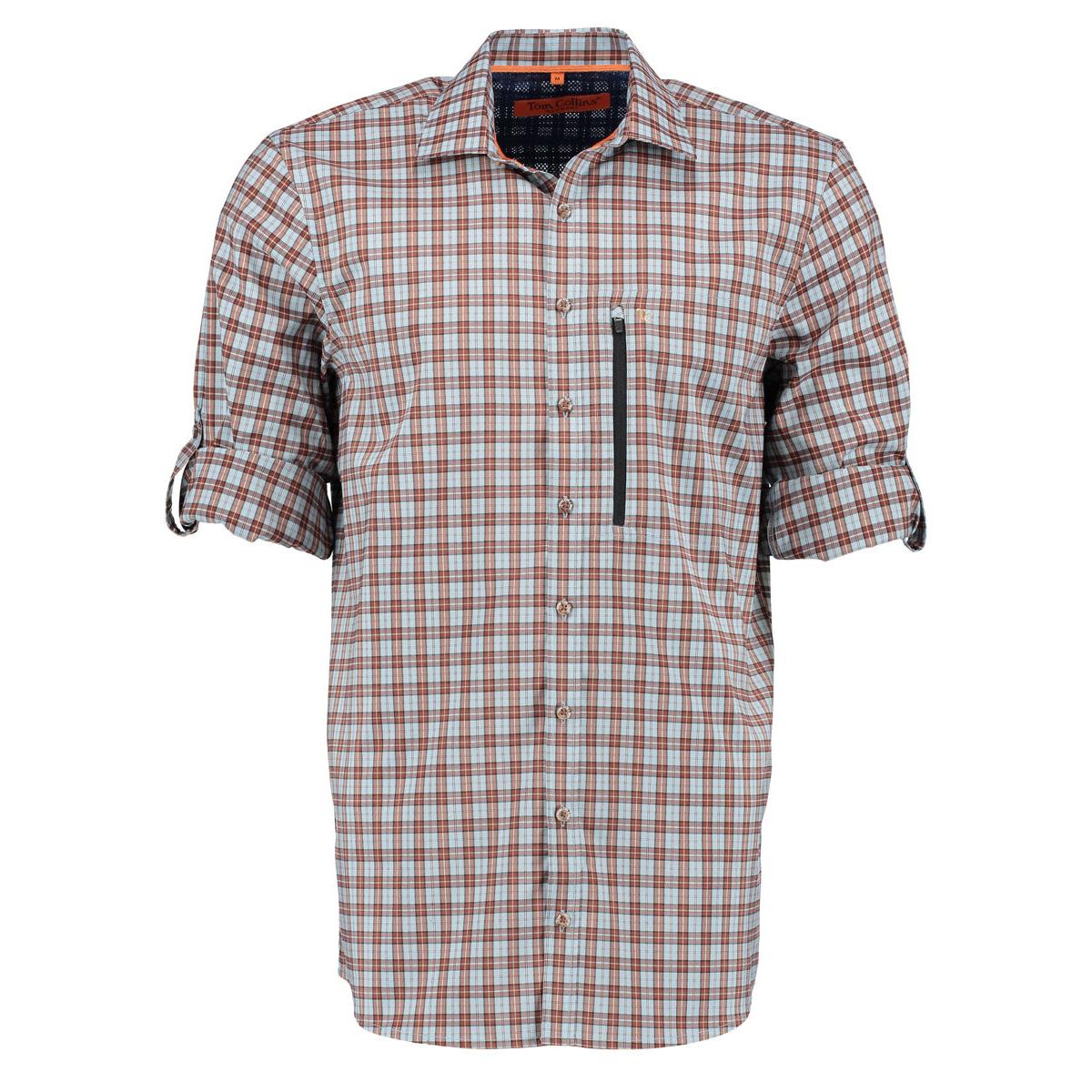 Tom Collins® Herren Langarmhemd hellblau/bleu 1/1 Arm regular fit