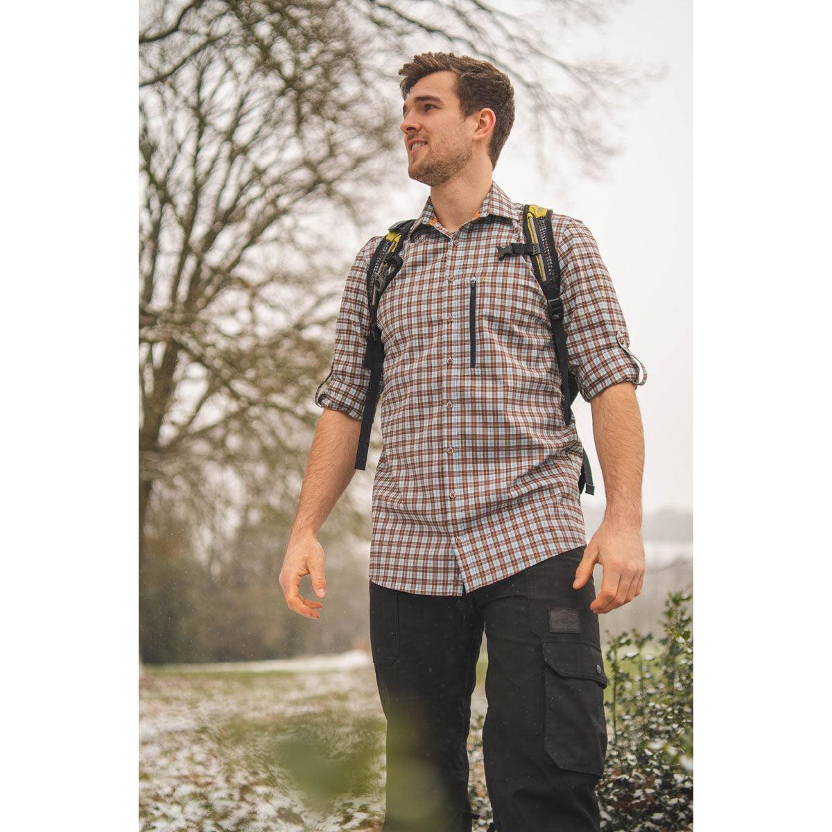 Tom Collins® Herren Langarmhemd hellblau/bleu 1/1 Arm regular fit