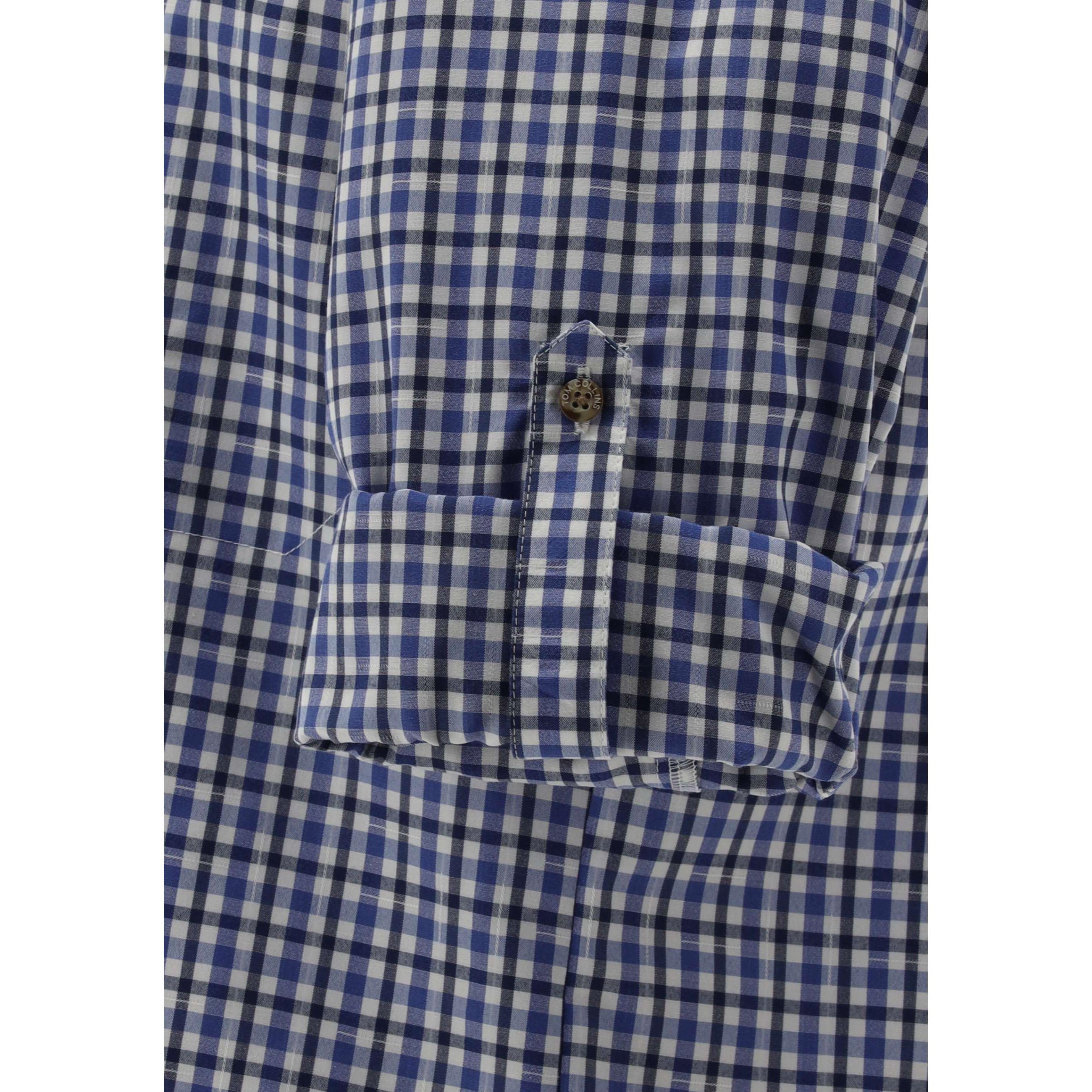 Tom Collins® Herren Langarmhemd marine 1/1 Arm regular fit