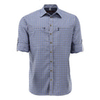 Tom Collins® Herren Langarmhemd marine 1/1 Arm regular fit
