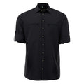 Tom Collins® Herren Langarmhemd anthrazit 1/1 Arm regular fit
