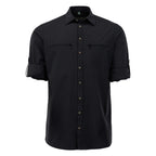 Tom Collins® Herren Langarmhemd anthrazit 1/1 Arm regular fit