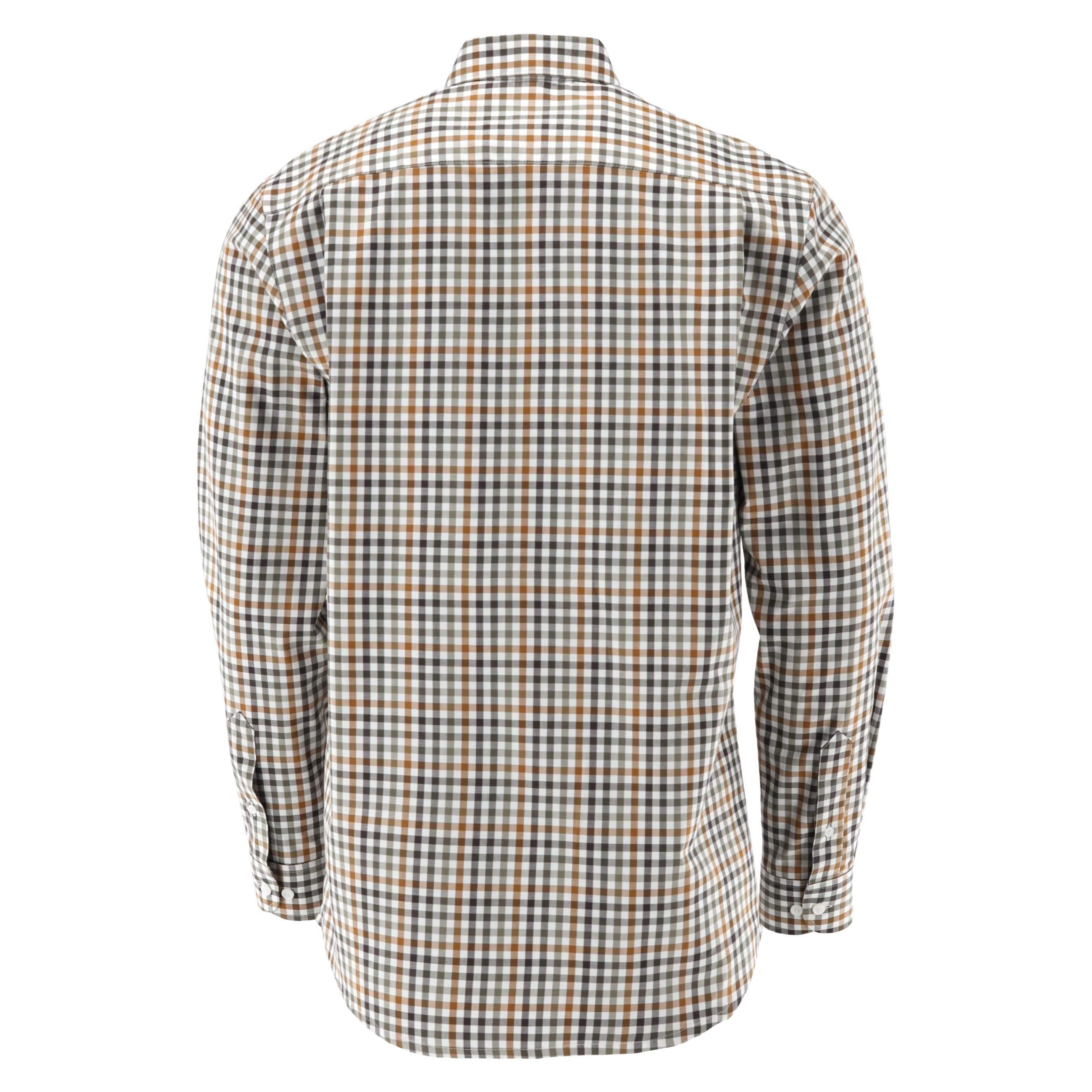 Tom Collins® Herren Langarmhemd trachtengrün 1/1 Arm regular fit