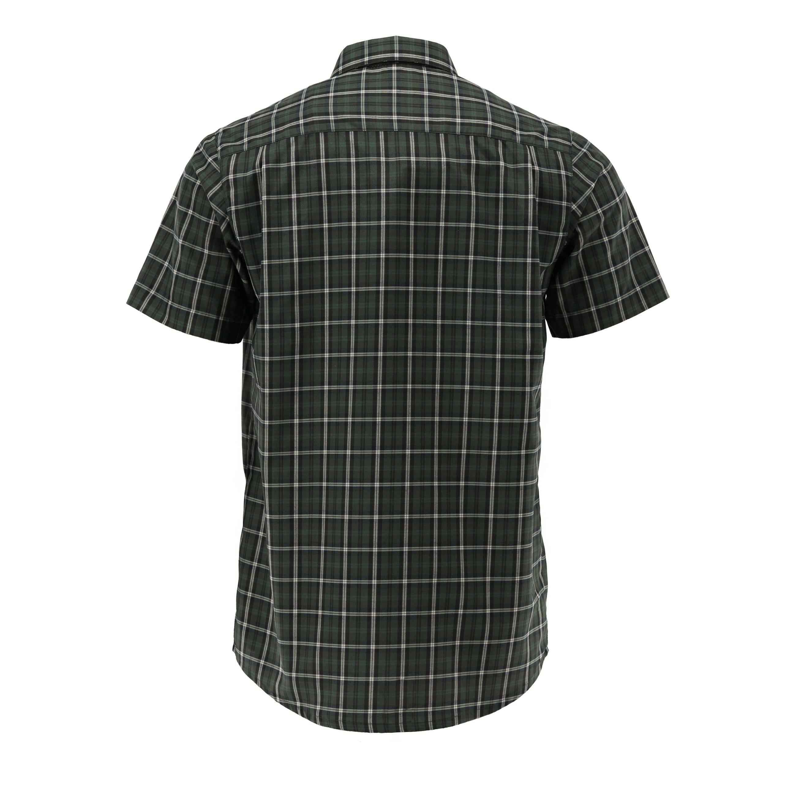 Tom Collins® Kurzarmhemd Herren Hemd dunkelgrün 1/2 Arm regular fit