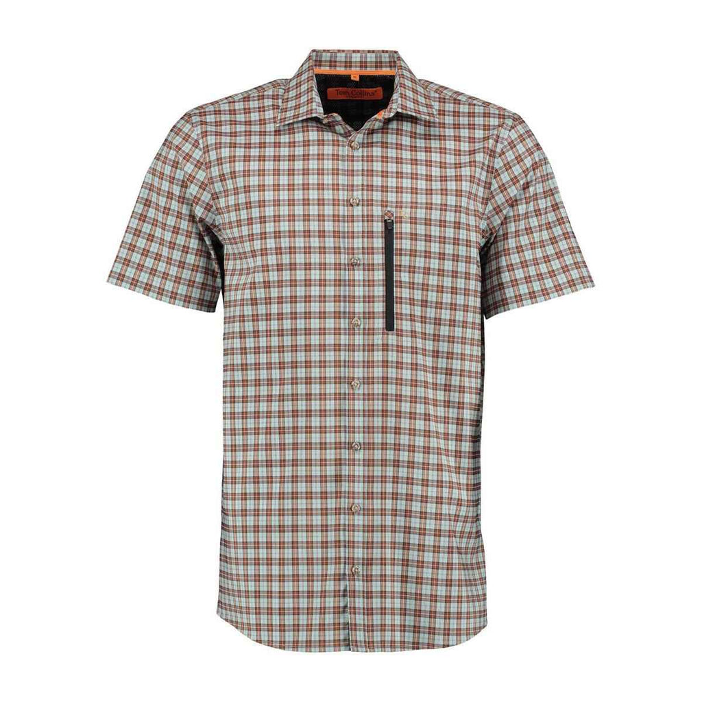 Tom Collins® Kurzarmhemd Herren Hemd hellblau/bleu 1/2 Arm regular fit