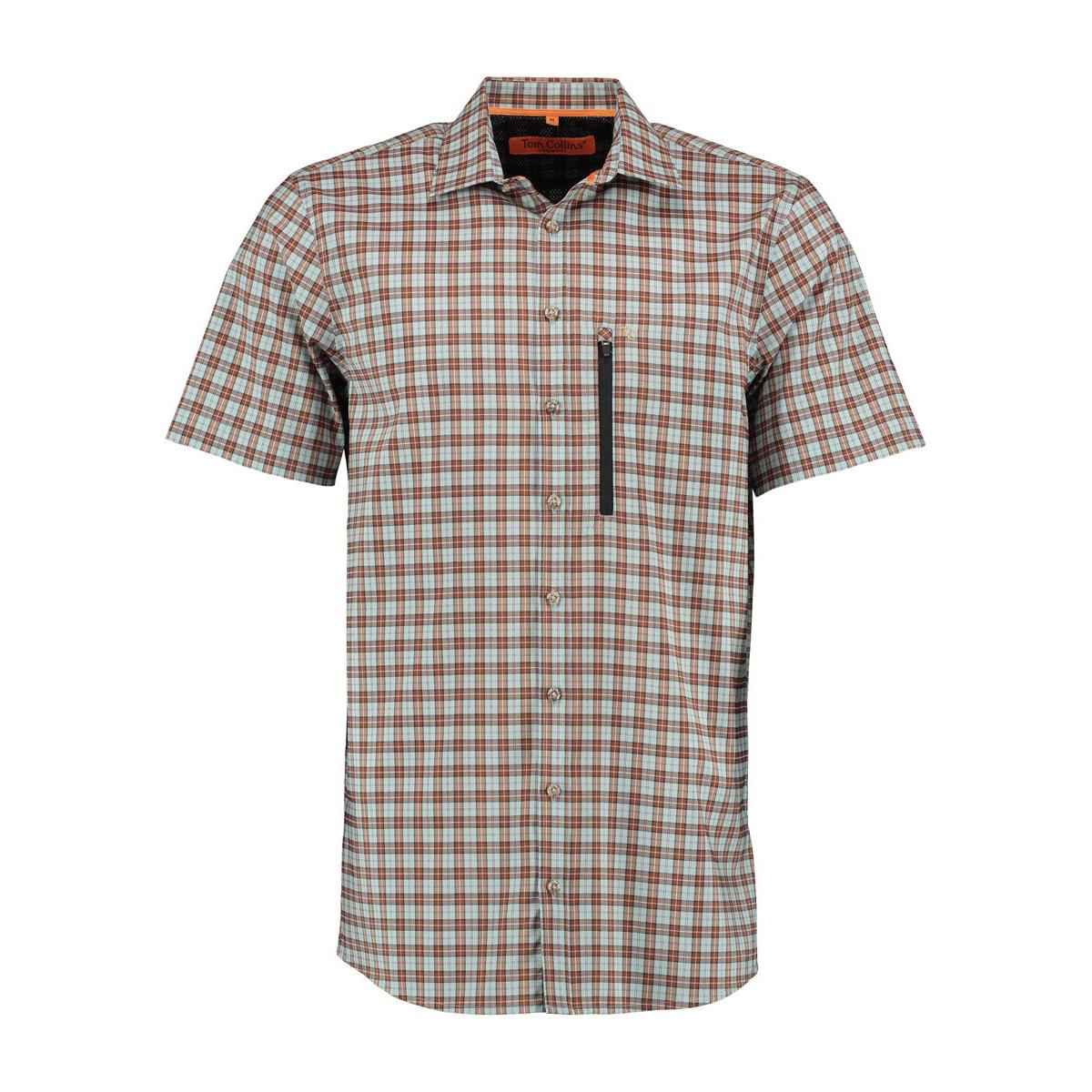 Tom Collins® Kurzarmhemd Herren Hemd hellblau/bleu 1/2 Arm regular fit