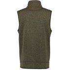 OS-Trachten® Strickfleece Weste oliv Herren Fleeceweste