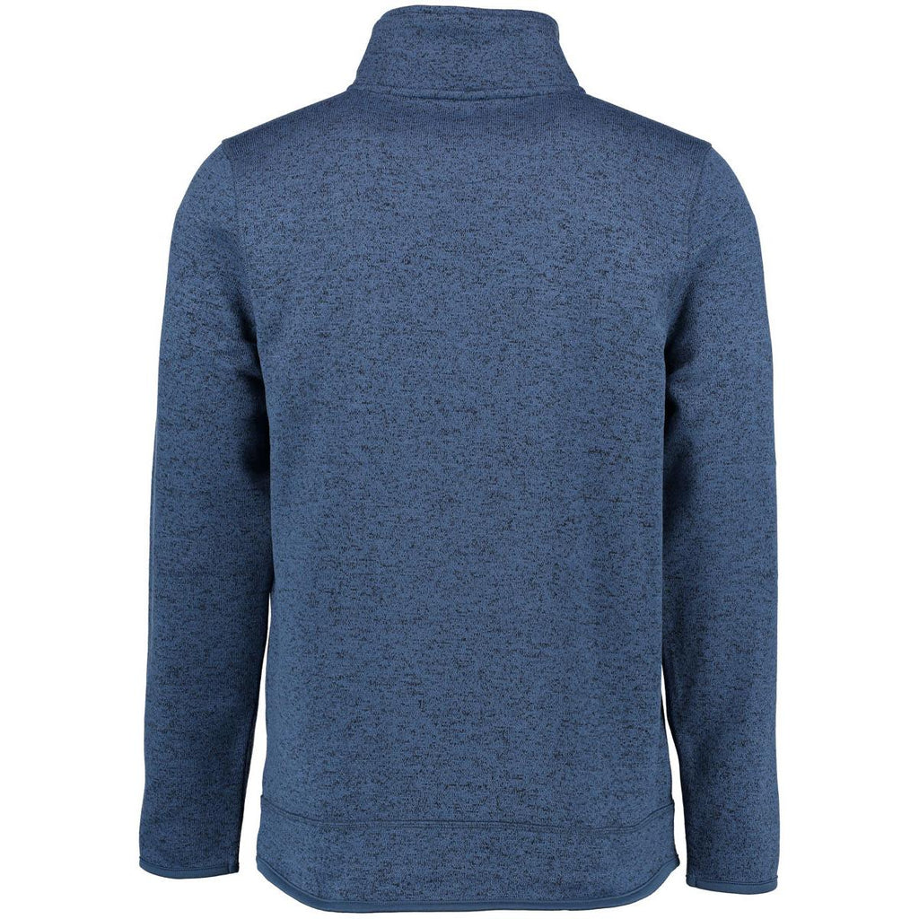 OS-Trachten® Herren Strickfleece Jacke marine