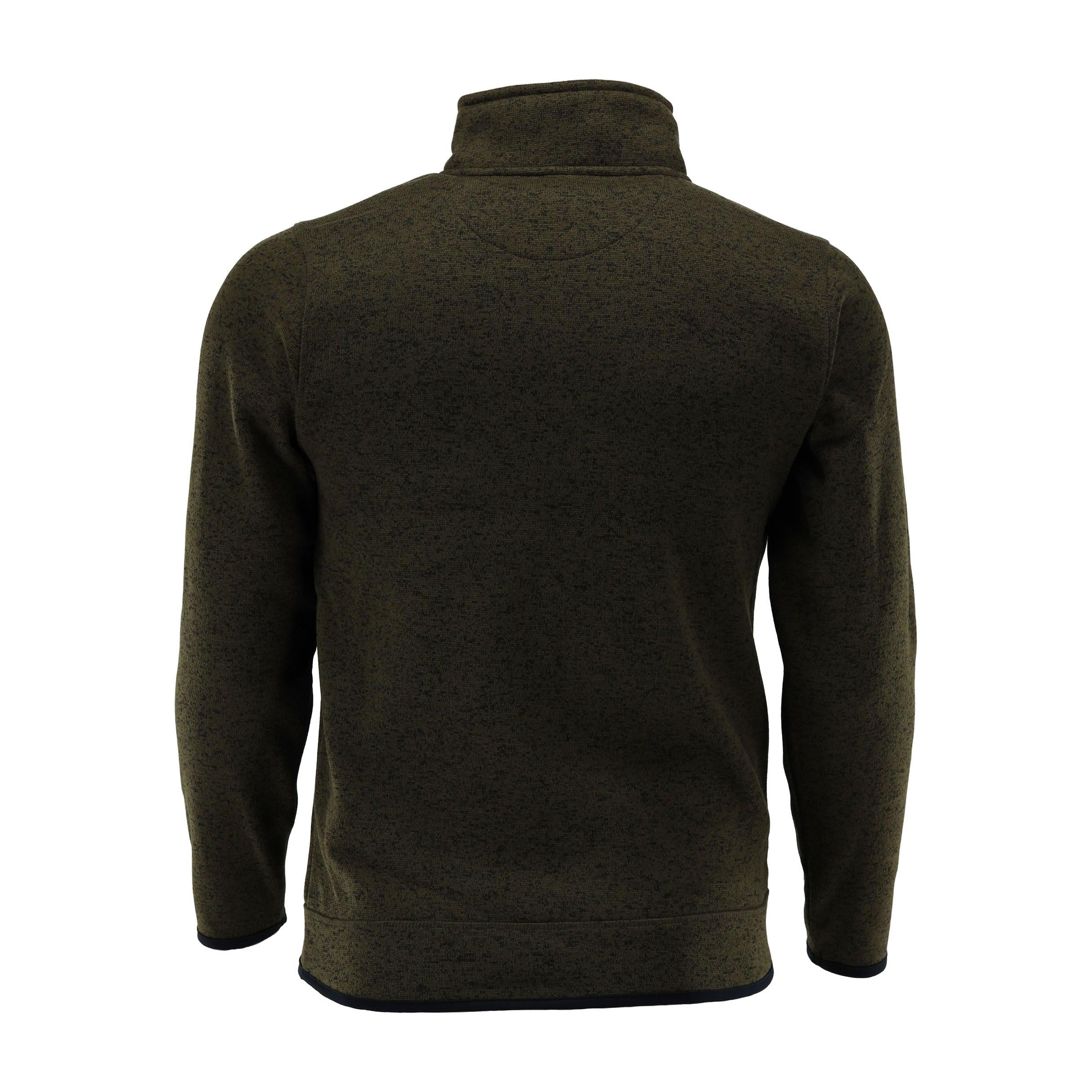 OS-Trachten® Herren Strickfleece Jacke schilf