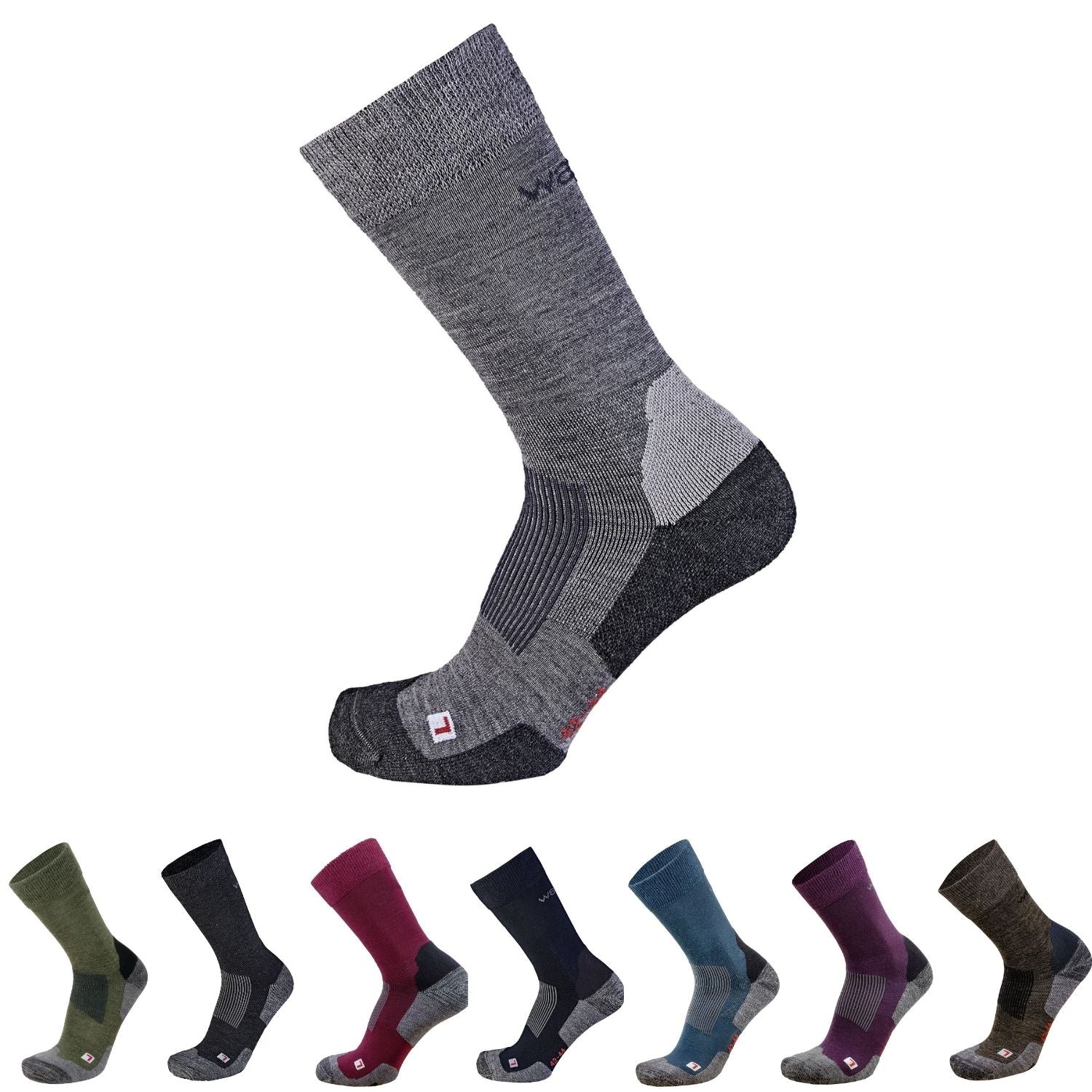 wapiti® TREK S02 All Season 4530 Merino Wandersocke Trekkingsocke