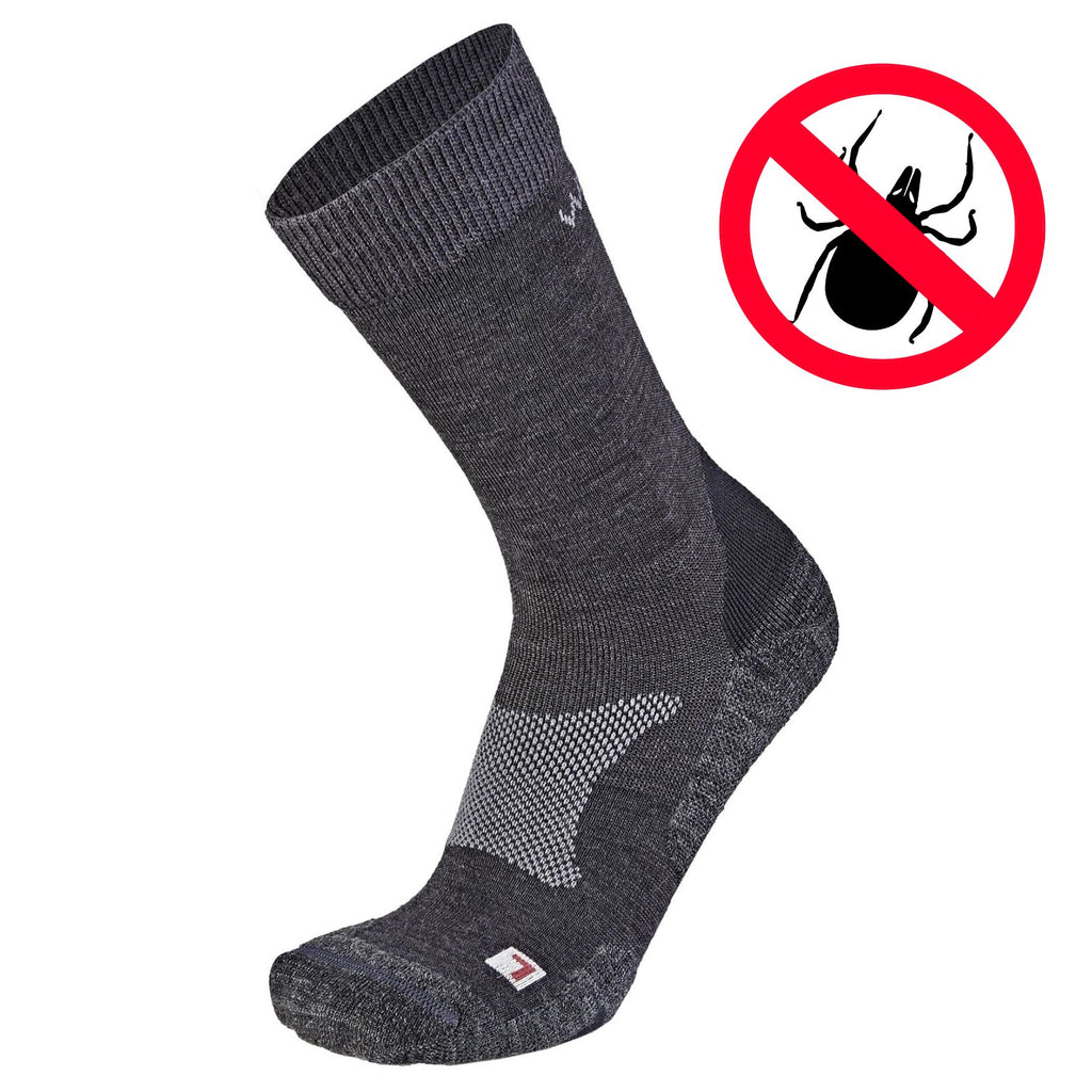 wapiti® TREK ZS02 Merino Anti Zecken 4531 anthrazit Socken Trekkingsocken