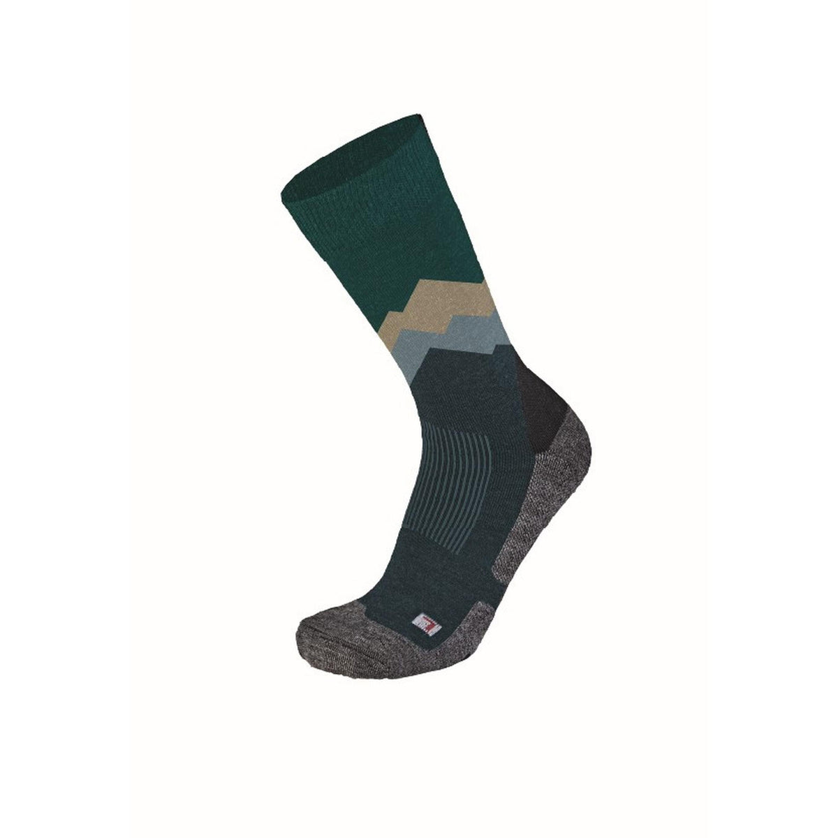wapiti® TREK S02 Merino Mountain View 4532 Merino Wandersocke Trekkingsocke