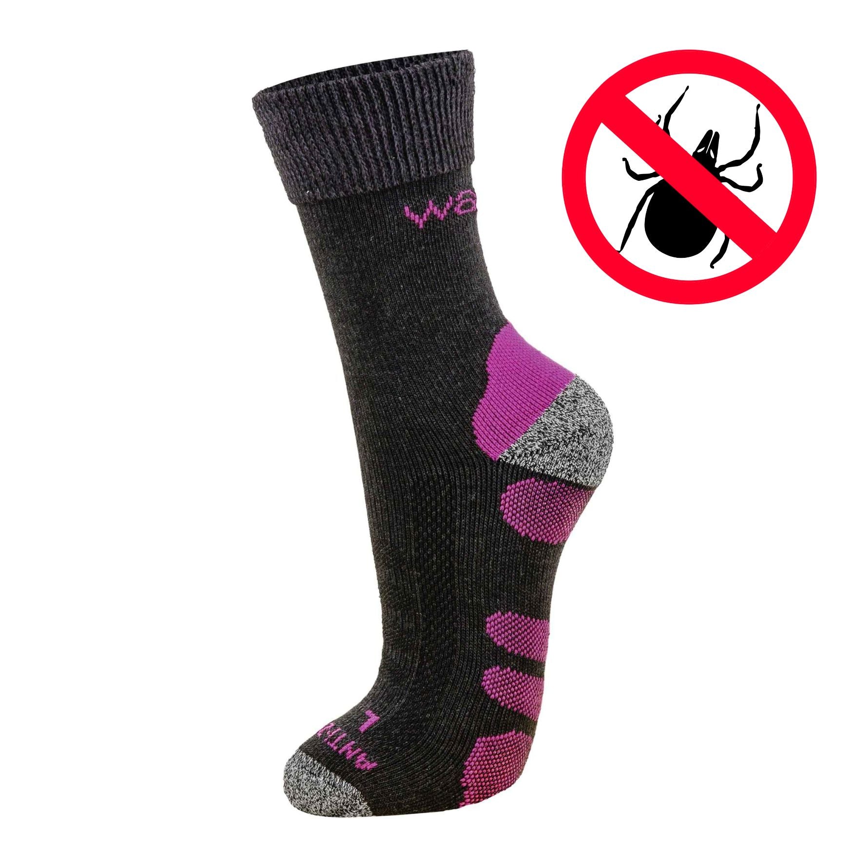 wapiti® TREK ZSK06 Kids Anti Zecken 4581 Socken Juniors Trekkingsocken