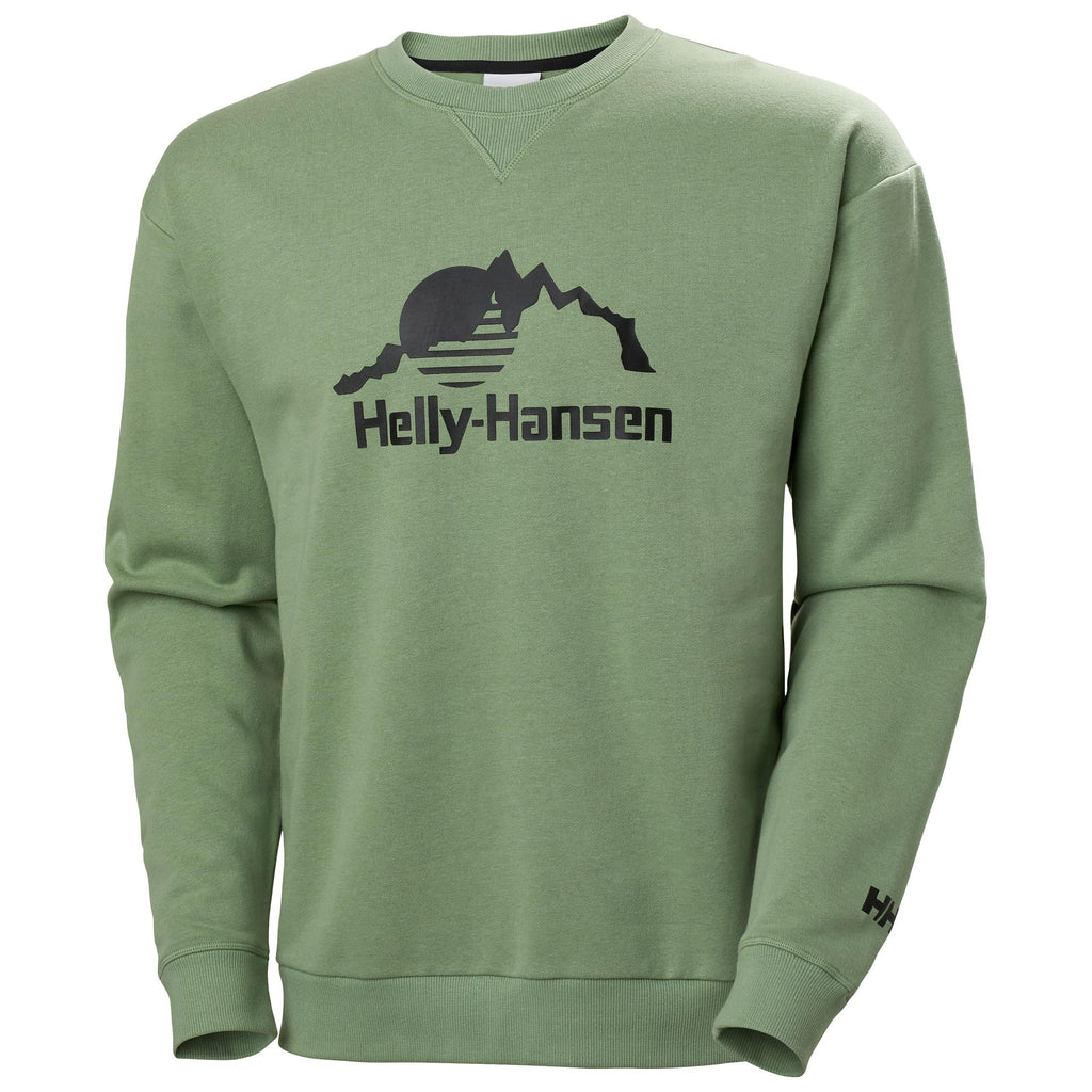 Yu Crew Sweater 2.0 in Jade – mit Rundhalsausschnitt und HH-Grafik