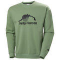 Yu Crew Sweater 2.0 in Jade – mit Rundhalsausschnitt und HH-Grafik