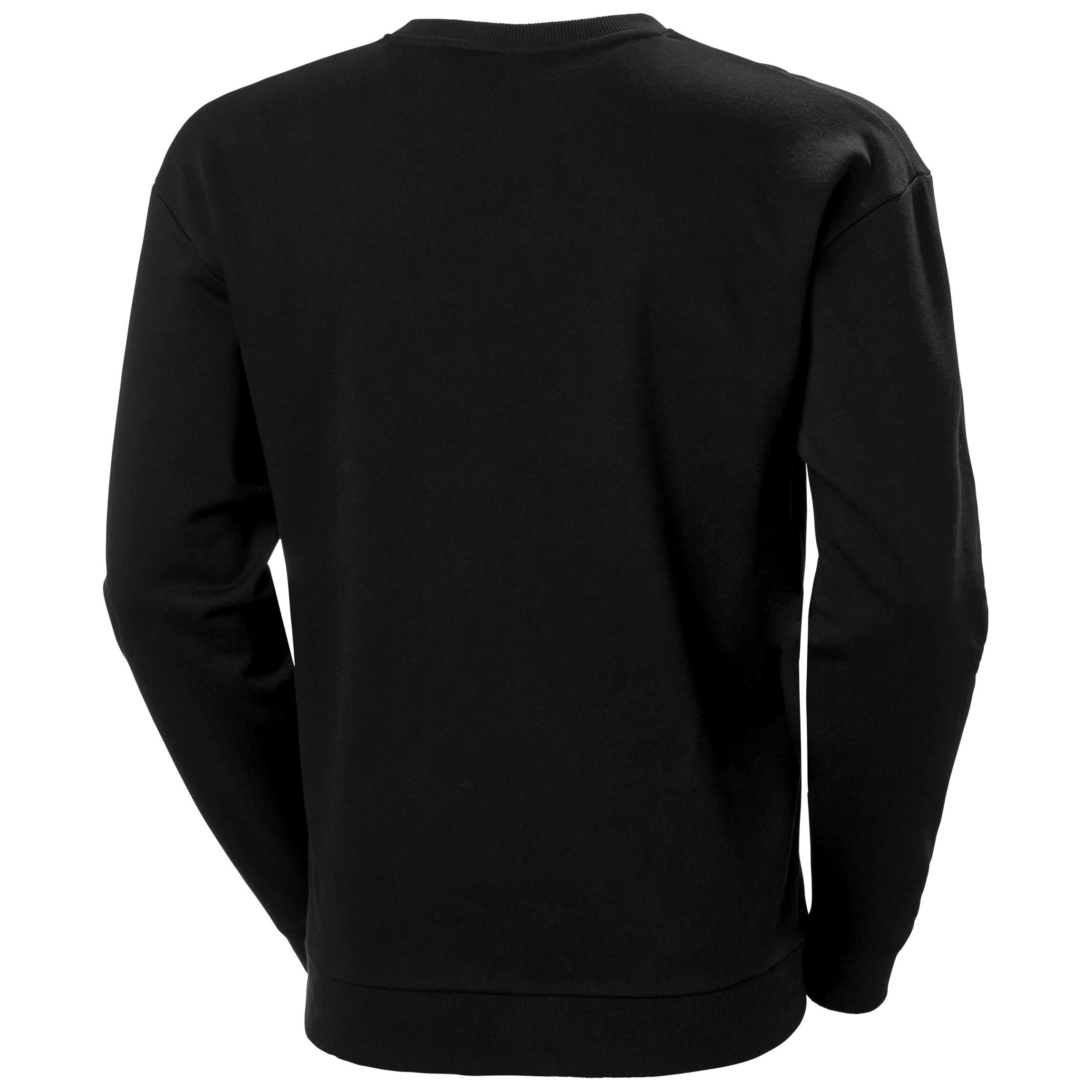 Rückansicht des YU Crew Sweaters – schlichtes Design mit bequemer Passform