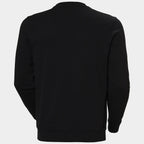 Rückansicht des schwarzen HH Sweatshirts – klassischer Schnitt, klare Linien
