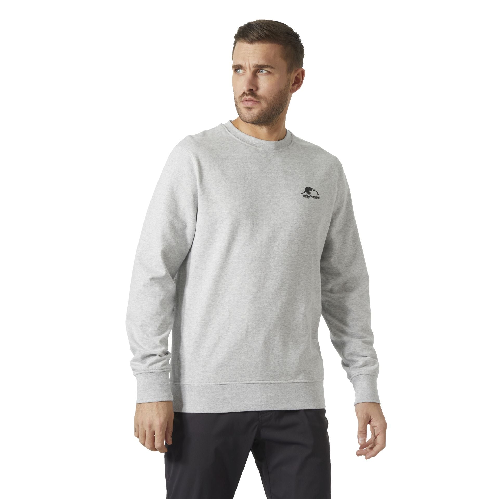 HH Helly Hansen Nord Graphic Crew Sweatshirt  62976 grey melange Sweater