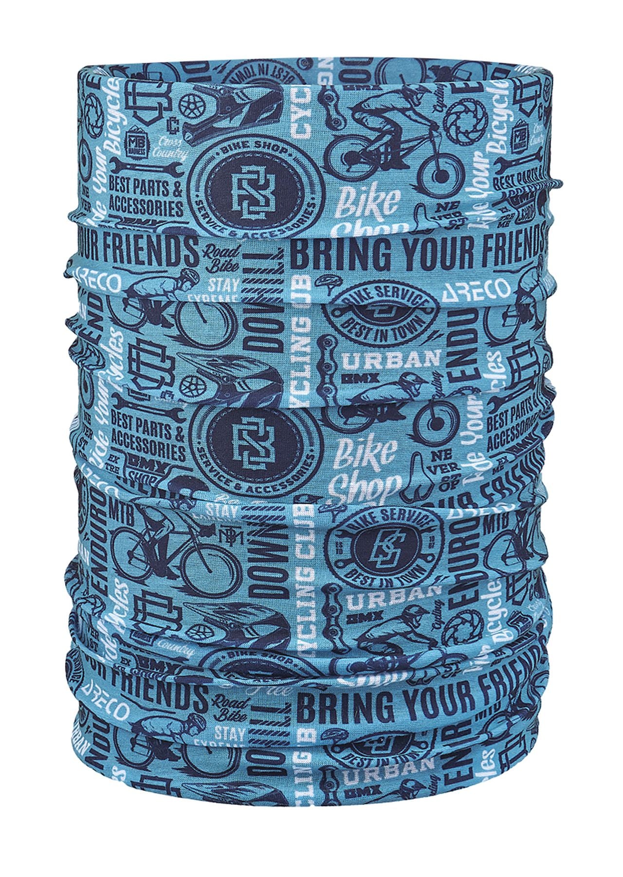 Multifunktionstuch Classic von ARECO® – Vorderansicht mit Fleece-Einsatz