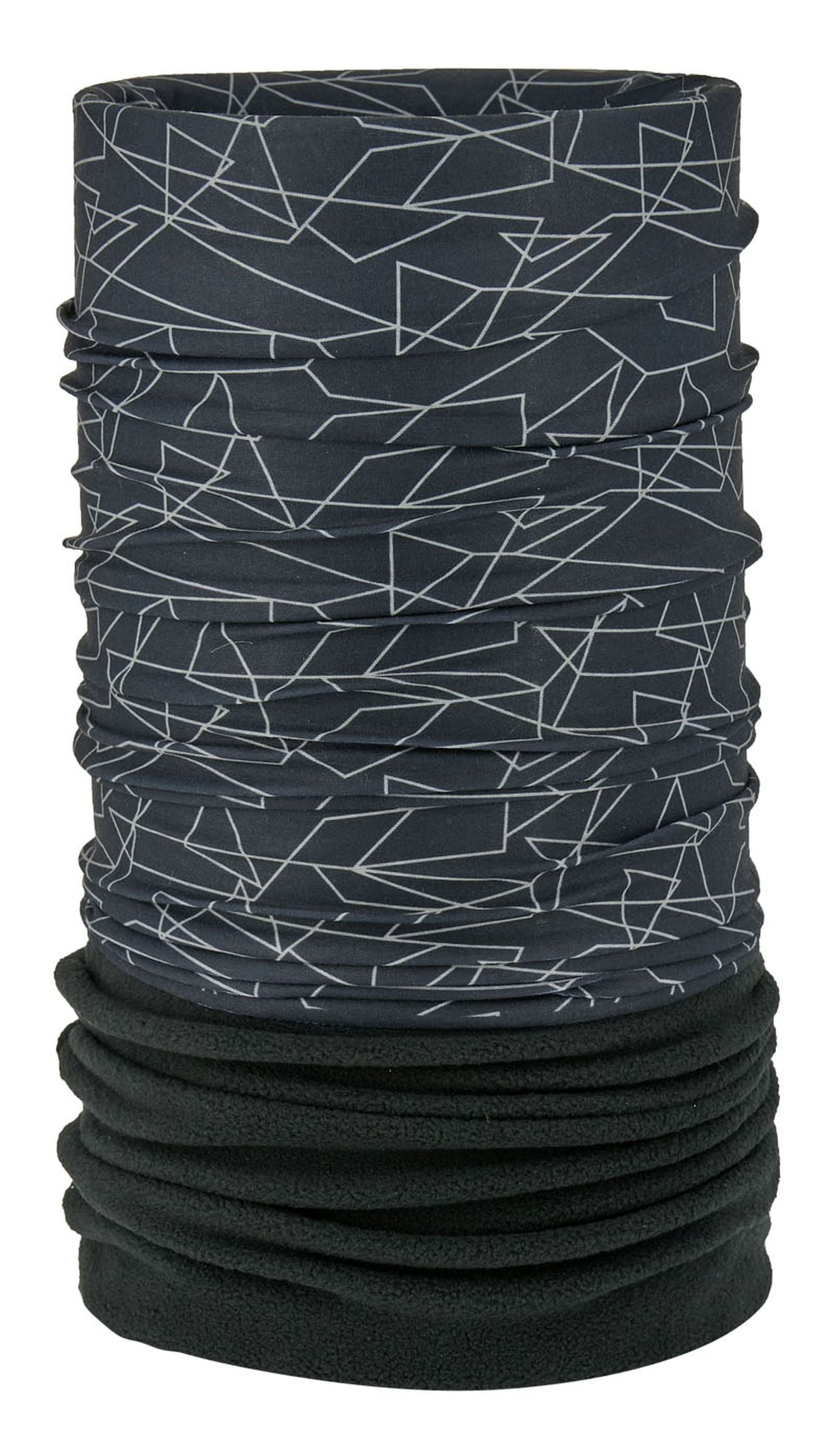 ARECO® Multifunktionstuch Classic – Vorderansicht mit Fleece-Unterseite