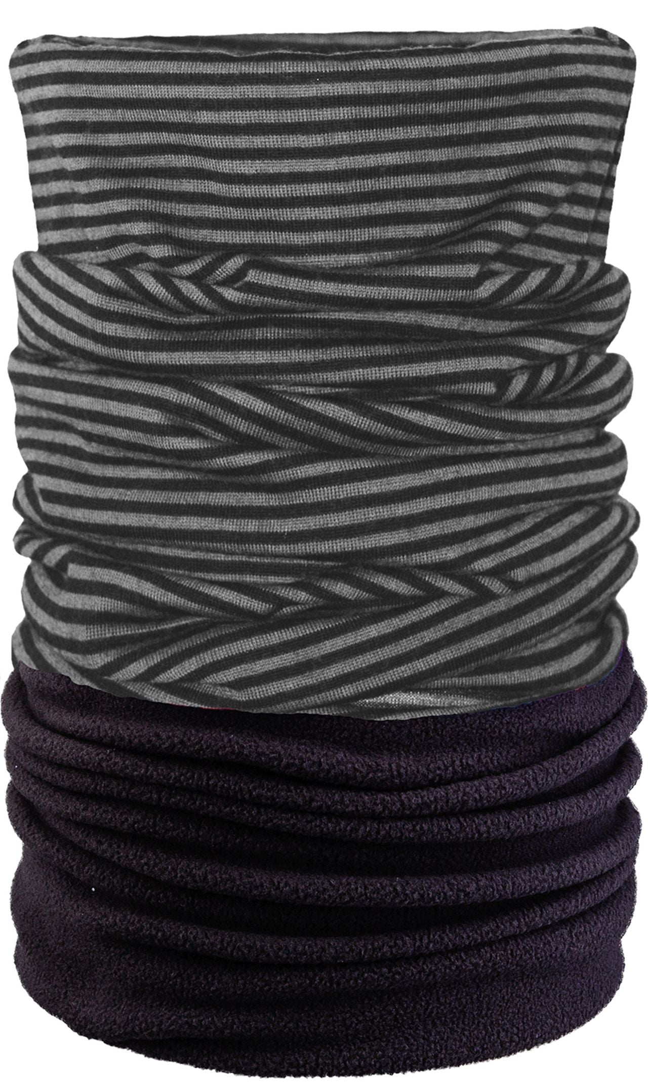 ARECO® Multifunktionstuch Classic – Vorderansicht mit Fleece-Unterseite