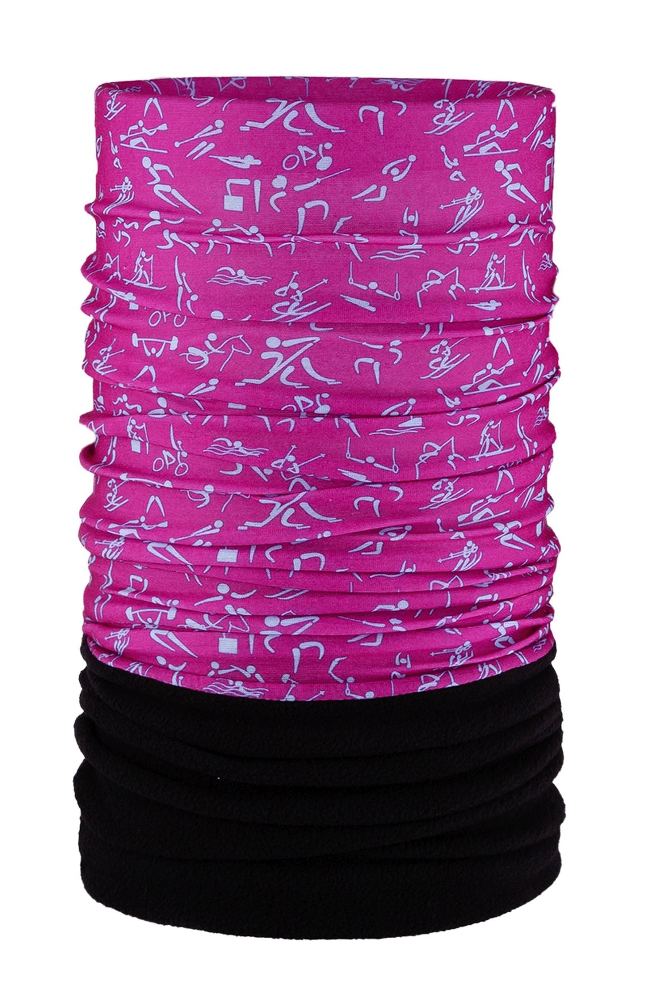 ARECO Multituch Clasic m. Fleece 7012 Unisex Tuch Schlauchtuch HeadTube Kopftuch