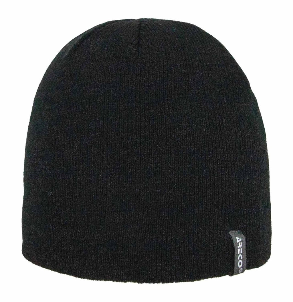 ARECO Beanie 7084 unisex Mütze Strickmütze mit Microfleece