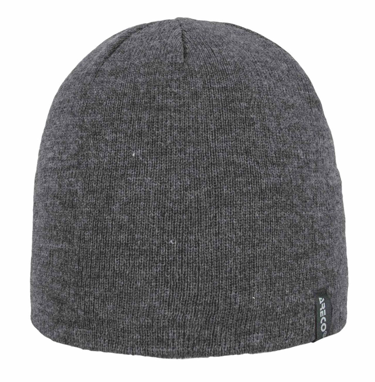 ARECO Beanie 7084 unisex Mütze Strickmütze mit Microfleece