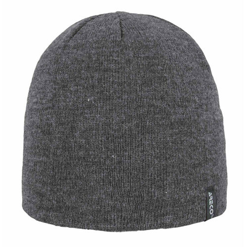 Unisex Beanie von ARECO® mit Strickstruktur und Microfleece – Vorderansicht