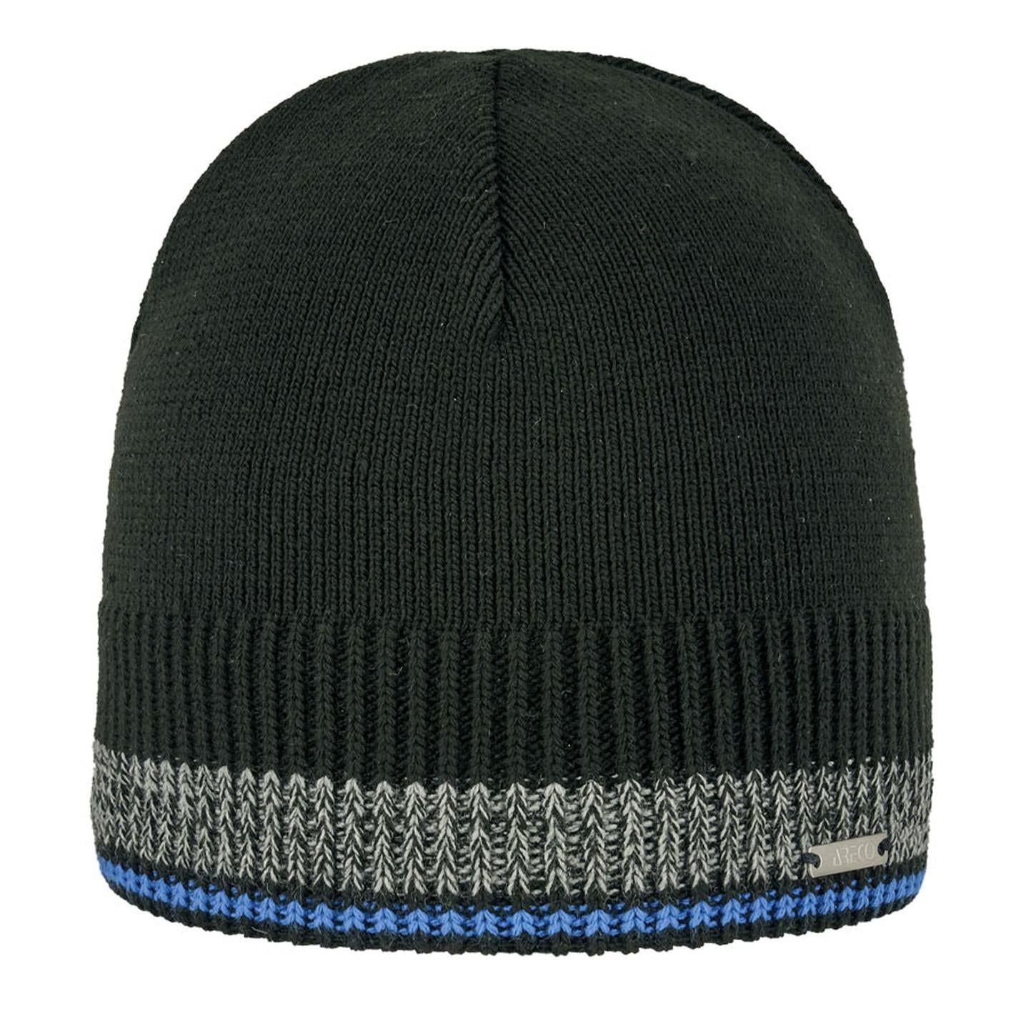 Herren Beanie mit Fleece-Innenband von ARECO® – klassische Passform, Vorderansicht