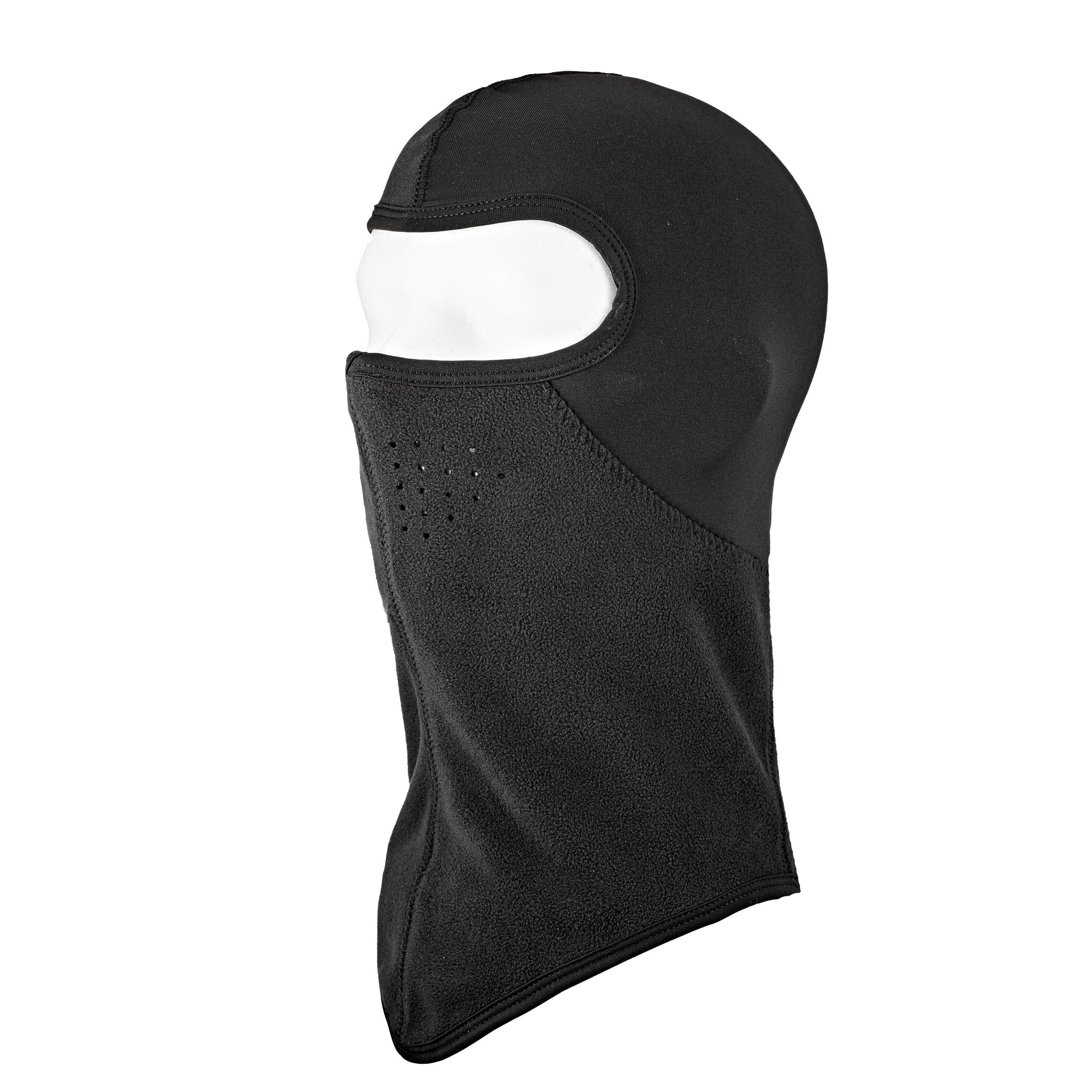 Unterziehhaube von ARECO in Schwarz – Vorderansicht mit dünnem Kopfteil