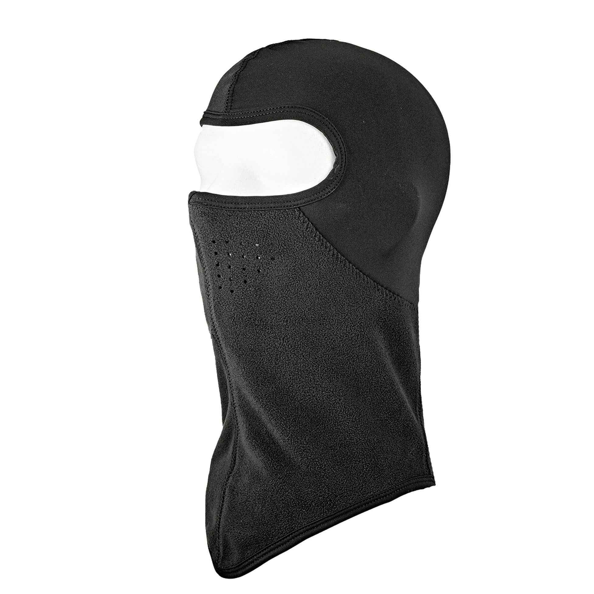 ARECO Unterziehhaube 2in1 Fleece 7334 schwarz Balaclava Sturmhaube
