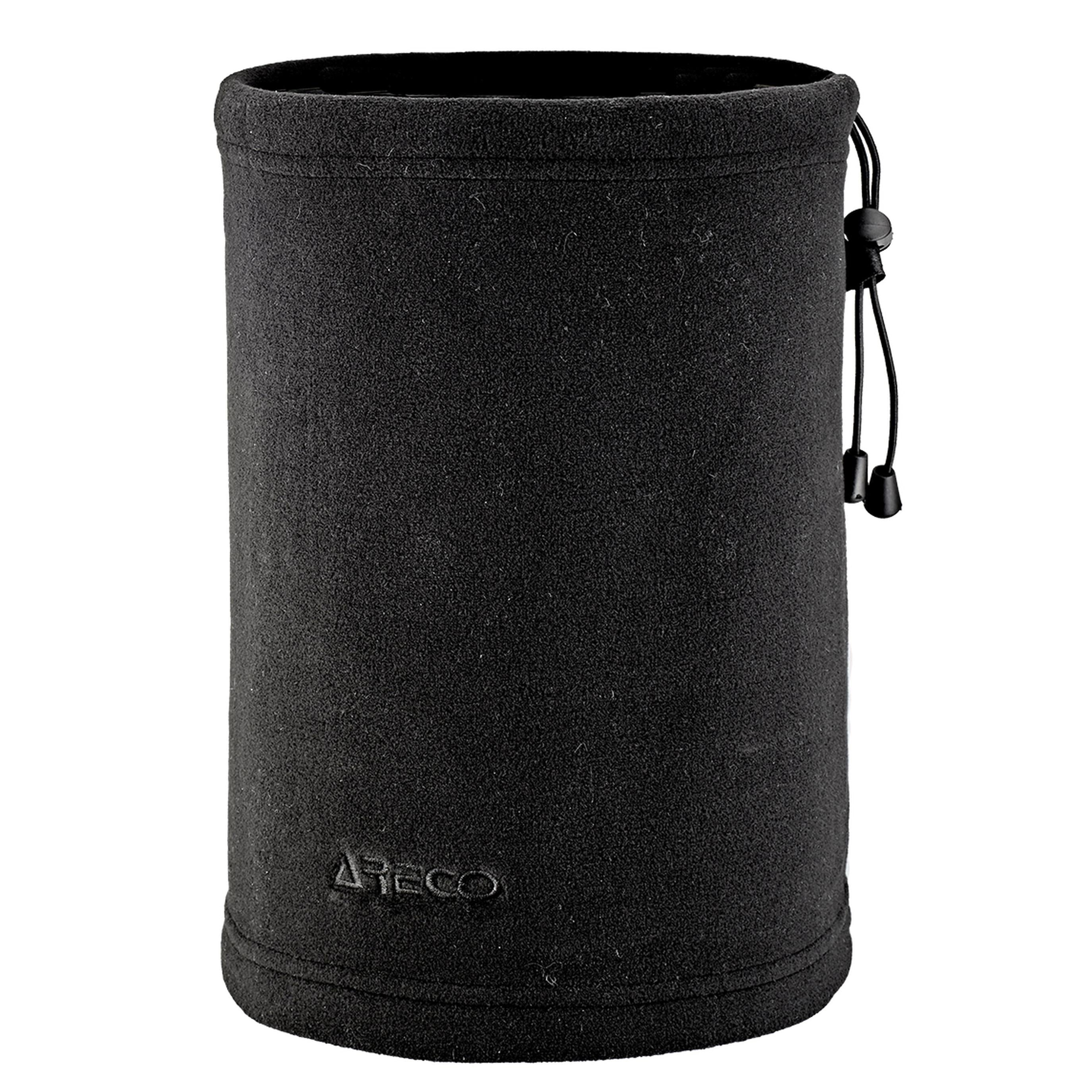 ARECO® Neckwarmer aus Fleece – getragen als Halstuch im Winter