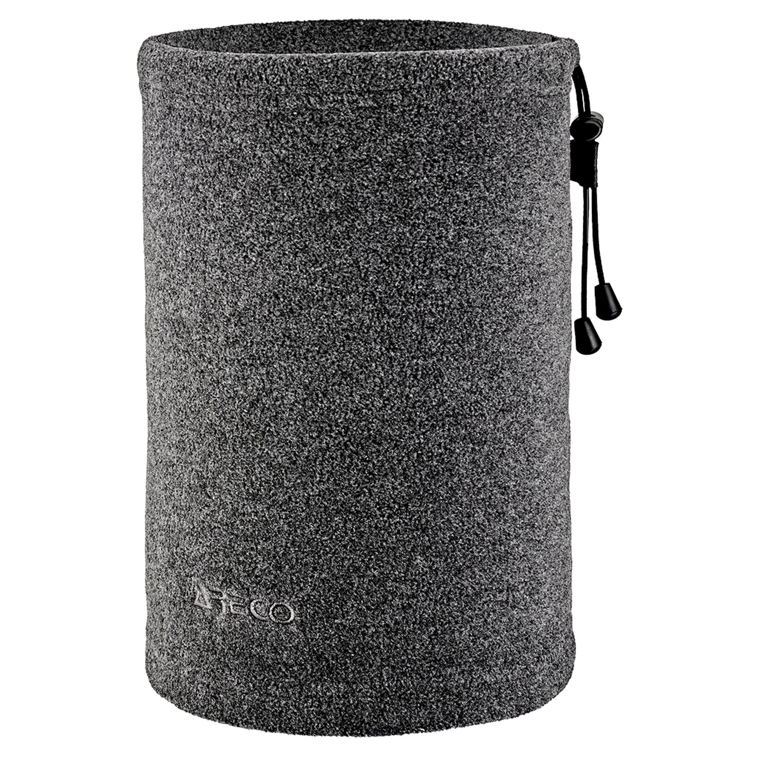 ARECO® Neckwarmer aus Fleece – getragen als Halstuch im Winter