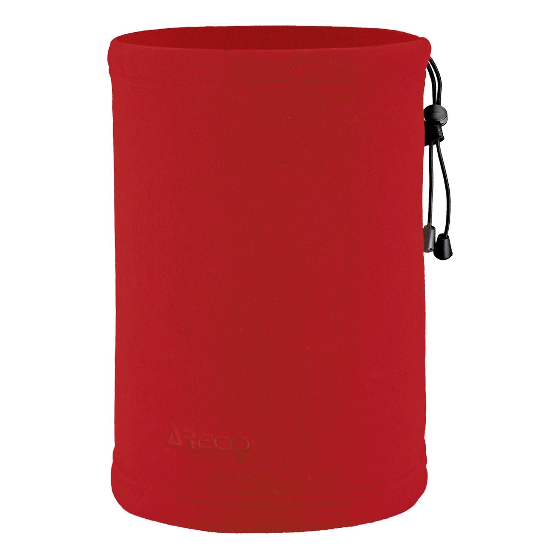 ARECO® Neckwarmer aus Fleece – getragen als Halstuch im Winter