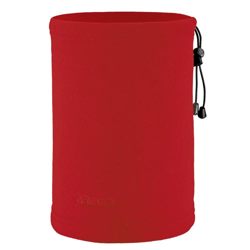 ARECO® Neckwarmer aus Fleece – getragen als Halstuch im Winter