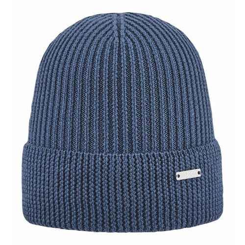 Herren Beanie aus Merinowolle in klassischem Design – Vorderansicht