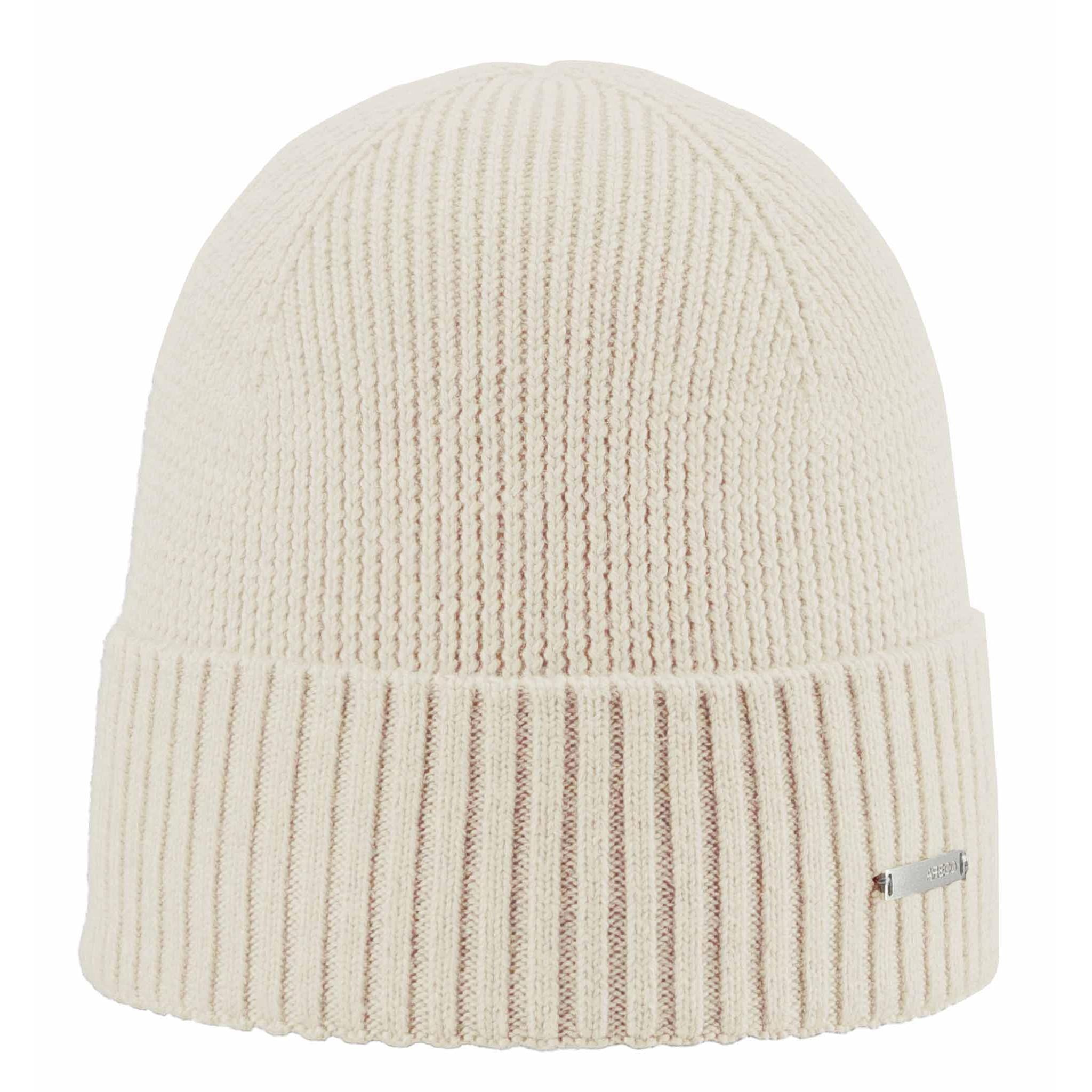 Damen Beanie aus extrafeiner Merinowolle – Vorderansicht