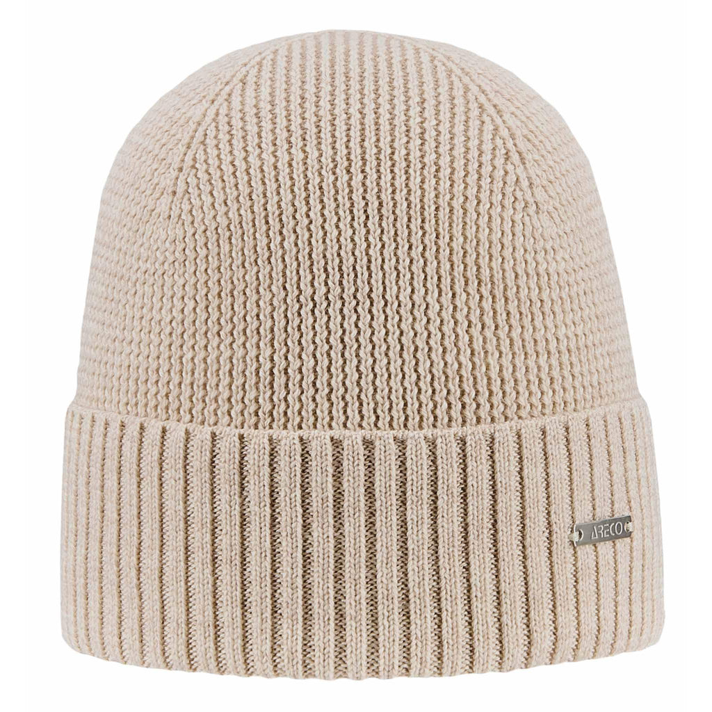 Damen Beanie aus extrafeiner Merinowolle – Vorderansicht