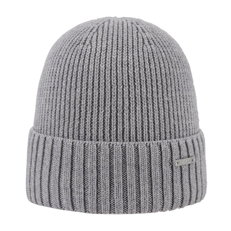 Damen Beanie aus extrafeiner Merinowolle – Vorderansicht