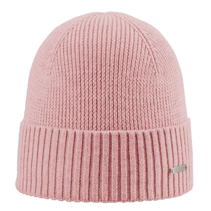 Damen Beanie aus extrafeiner Merinowolle – Vorderansicht