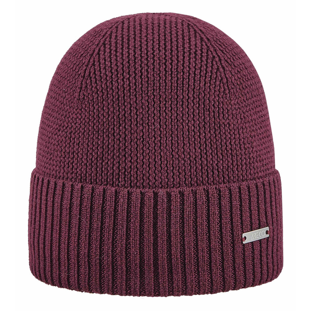 Damen Beanie aus extrafeiner Merinowolle – Vorderansicht