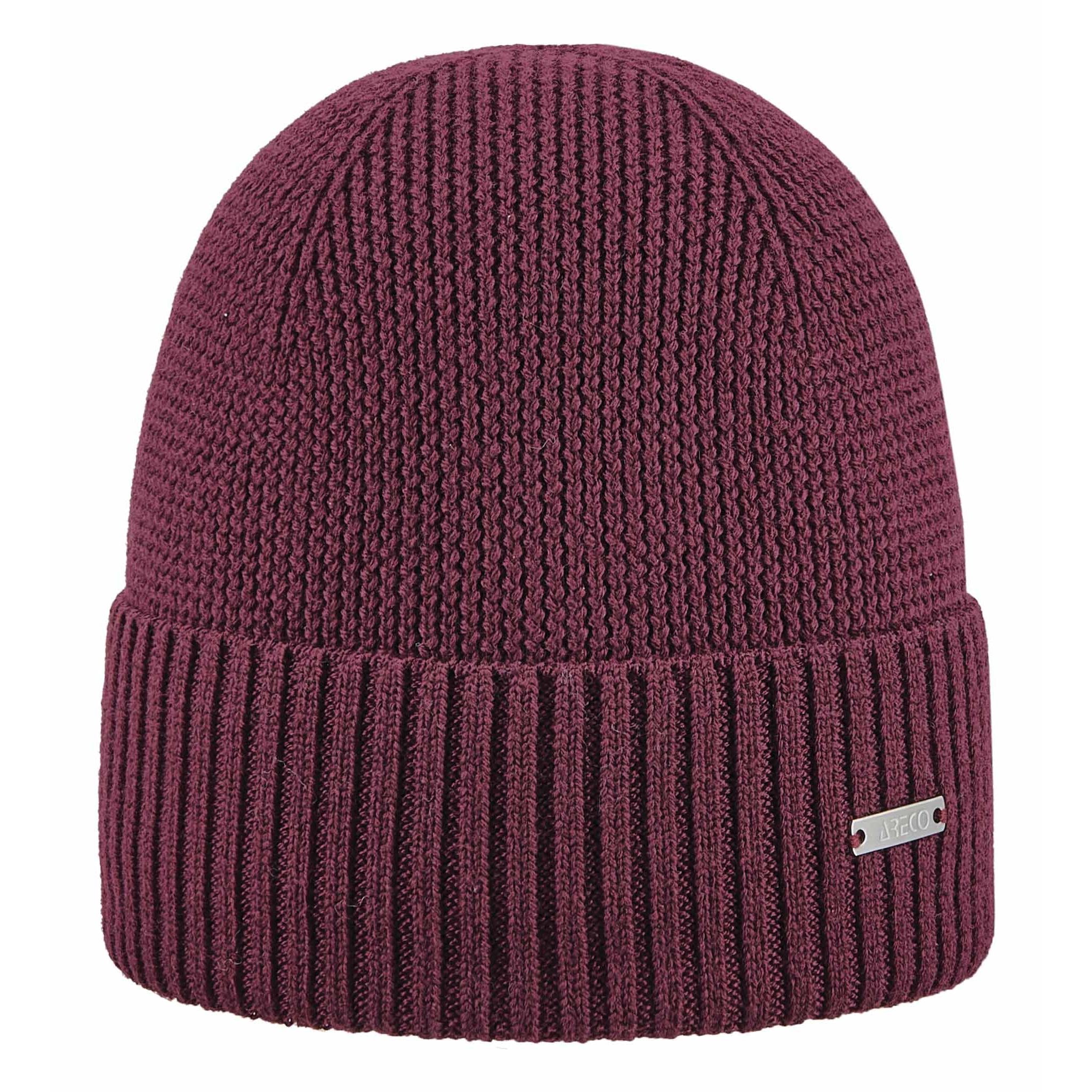 Damen Beanie aus extrafeiner Merinowolle – Vorderansicht