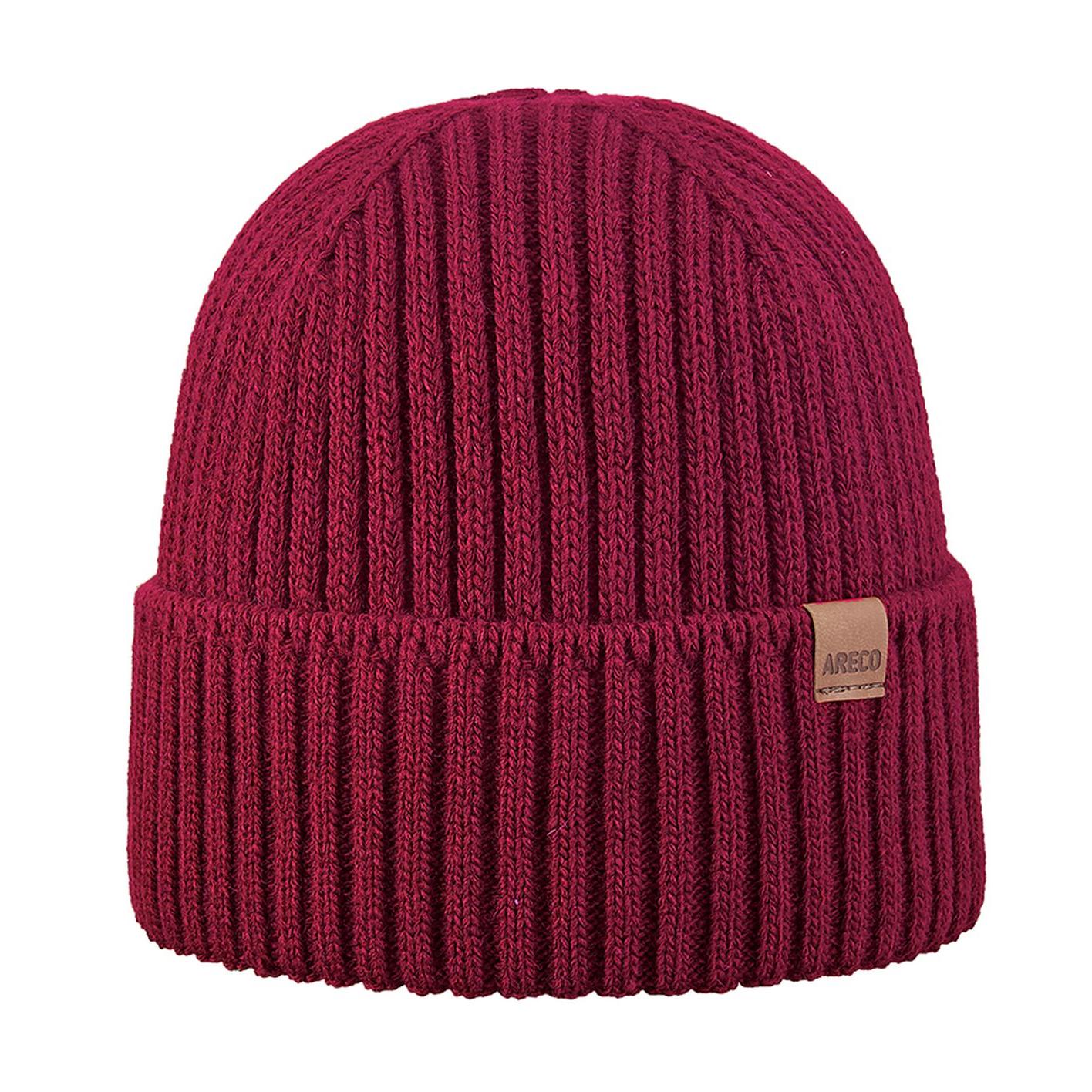 ARECO® Herren Beanie – Vorderansicht mit kompletter Fleecefütterung